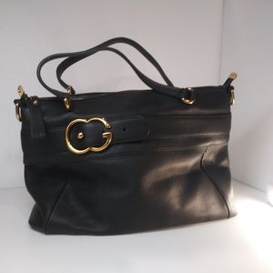 Gucci black leather women's handbag